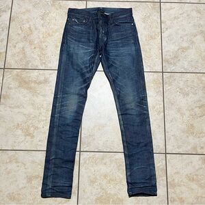 John Elliott Mens Size 29 Jeans Button Fly Denim Made In Japan Distressed Blue